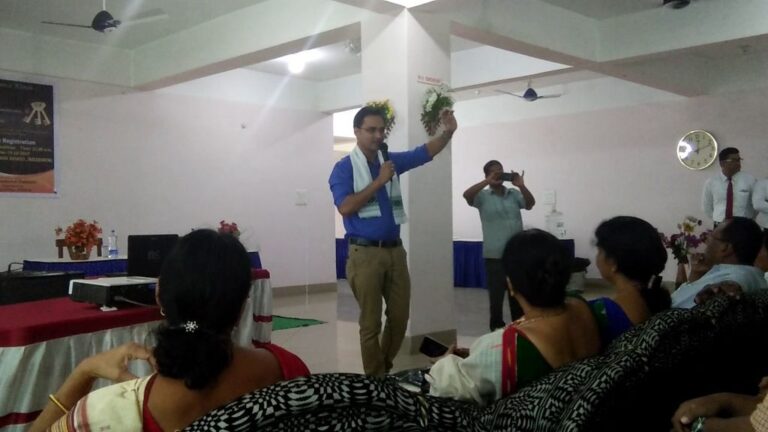 Motivational interactive session in Pathsala town on “Anger Management”