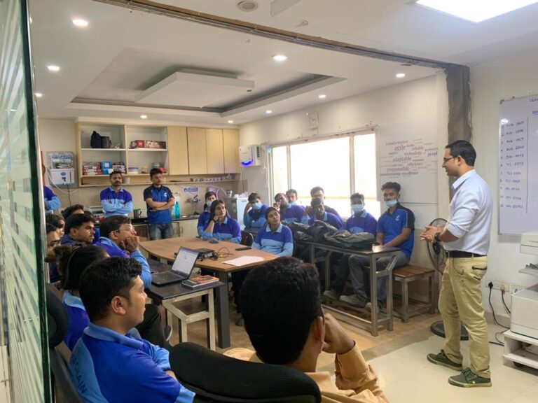 Motivational session with Executive of Pharma Industry Jubilant Food Works